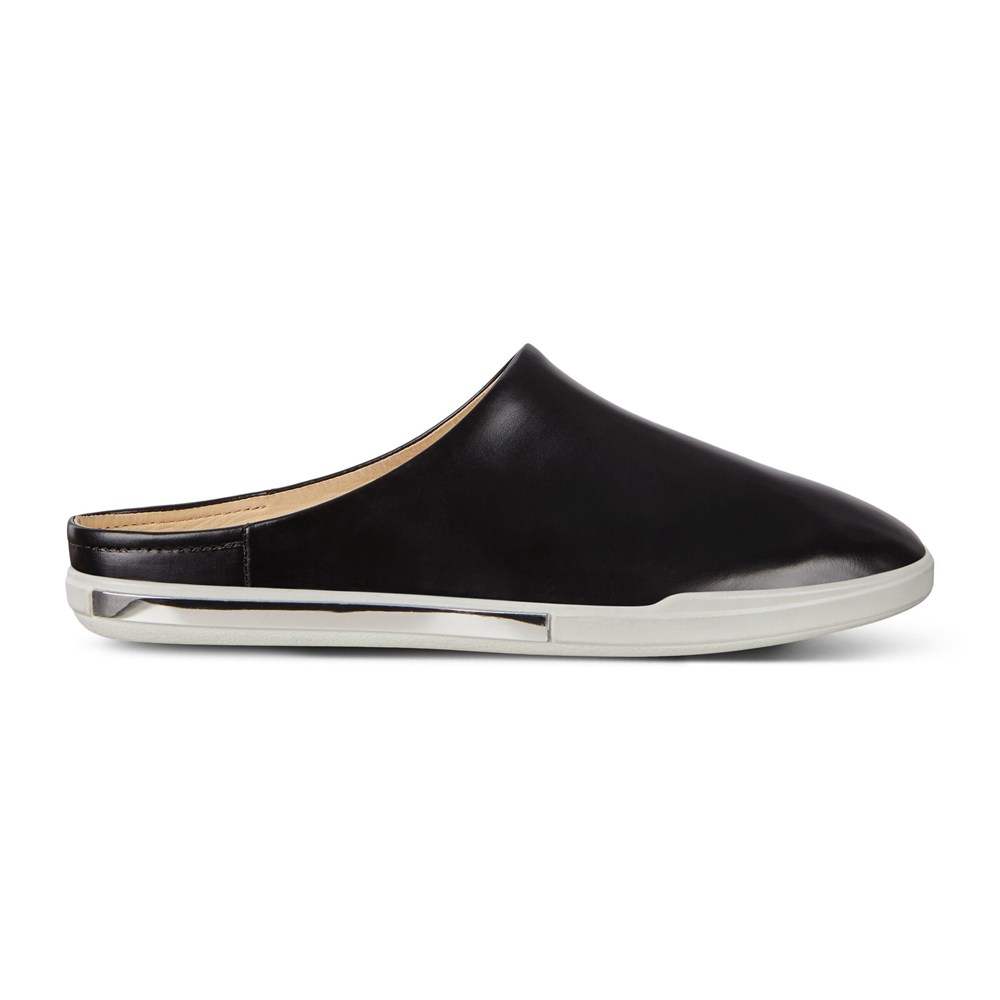 ECCO Womens Ballerinas Black - Simpil Ii Mules - JXD-705364